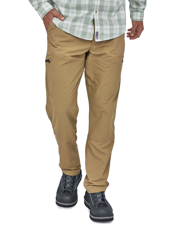 Patagonia Guidewater II Pants Ash Tan Model Front Patagonia Guidewater II Pants Ash Tan Model Front